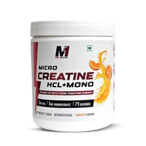 Mark 1 Nutrition Micro Creatine HCL + Monohydrate 250g (Orange Flavour)